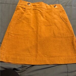 Copper Key Corduroy Skirt